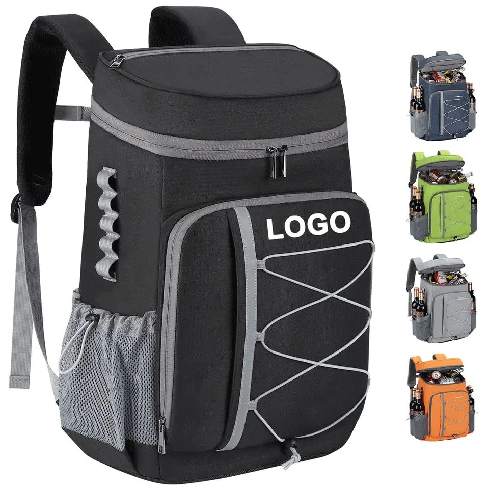 Großhandel Isolierte Thermische Picknick Camping Kühler Rucksack Tasche Groß Auslaufsicher