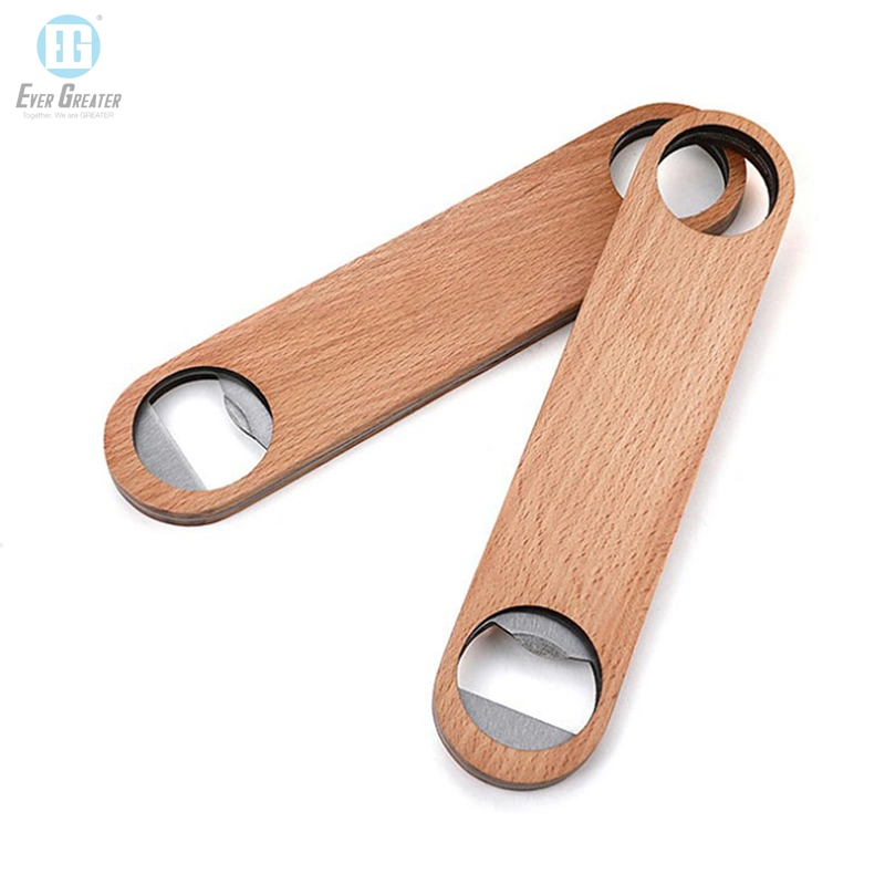 Wooden Handle Bottle Cheap Price Can Beer Opener Blank