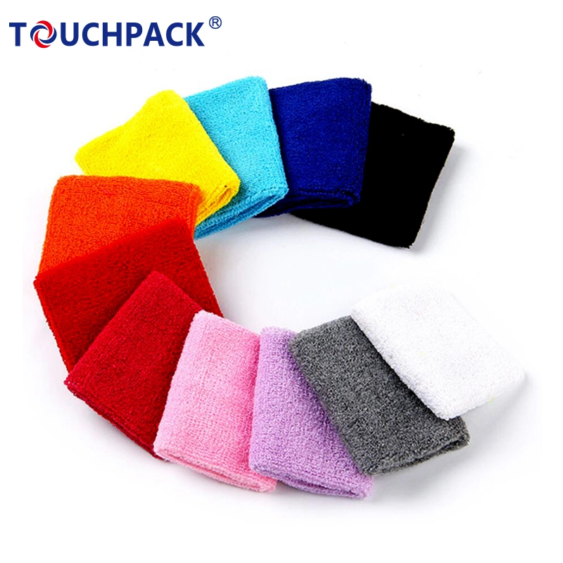 Cotton Terry Towel Wristband Custom Sport Sweatband