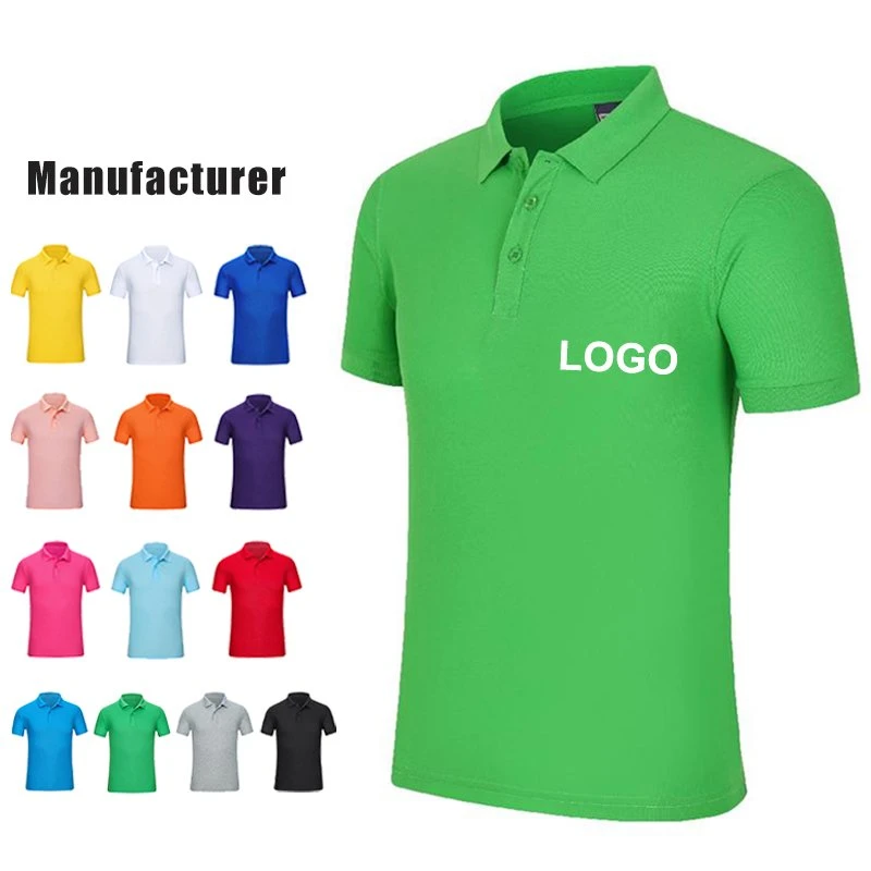 Custom Embroidery Soft Summer Comfortable Unisex 100% Cotton Workwear Uniform Sports Fit Short Sleeve Golf Polo Shirt
