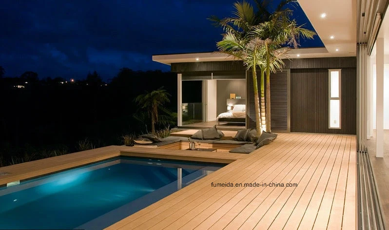 Factory Direct 3D Wood Grain WPC Wood Plastic Composite Decking Outdoor Garden Floorings Deckings