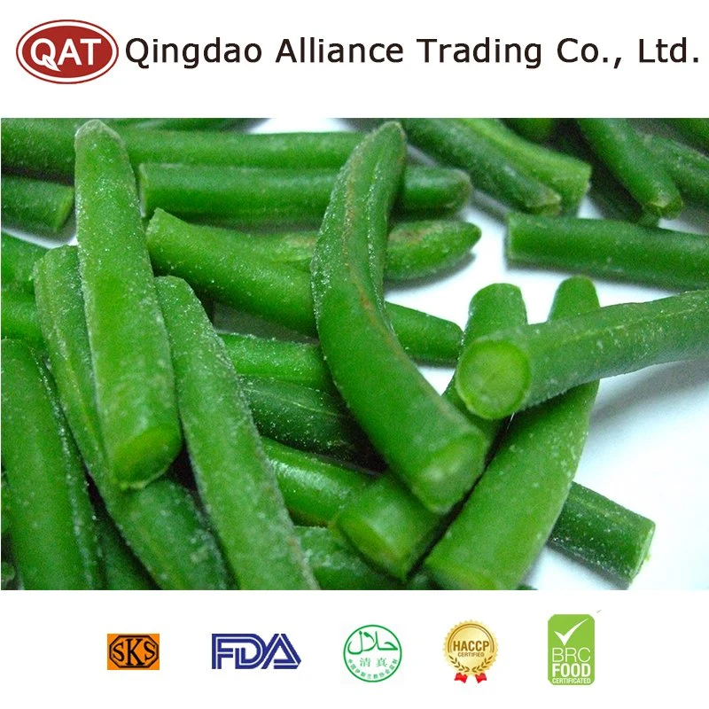 Wholesale Price China IQF Frozen Cut Green Beans with Brc Kosher FDA ISO Certificate