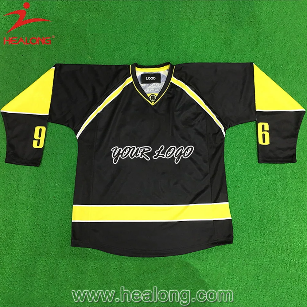 Customized Comfortable Any Logo Printing Ice Hockey Jerseys Wear