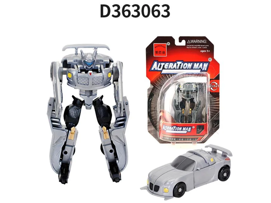 Plastic Intellectual Educational Kids Toy Educational Children Plastic Toys DIY 7 Design Robot Transform Series