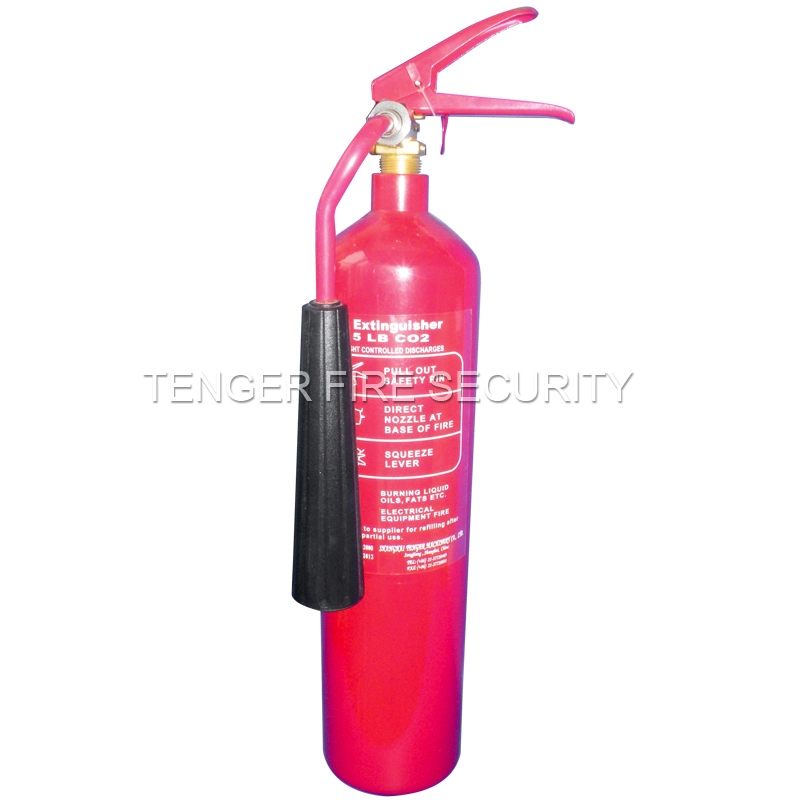 5lb, 2,3 kg CO2 Fire Extinguisher-Alloy cilindro de acero, 34CrMo4