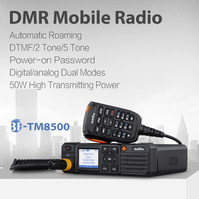 BF-TM8500 50W Hochleistung Mobile Funkgerät VHF Ham Band Fahrzeug montiert Radio FM-Sender/Empfänger