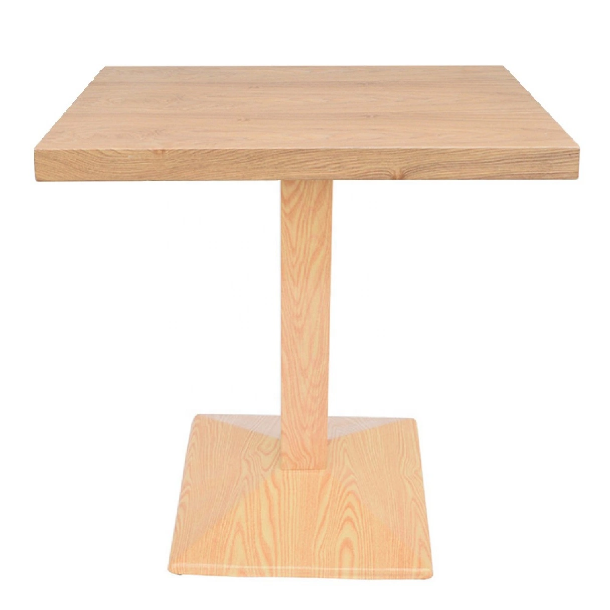 Iron Dining Table Rubber Wood Table Base for Restaurant