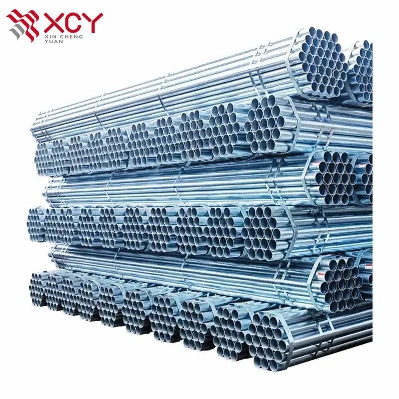 Steel Hollow Section Galvanized Steel Pipe Greenhouse Frame Beams Hot DIP Galvanized Iron Price Carbon Steel Pipe Price