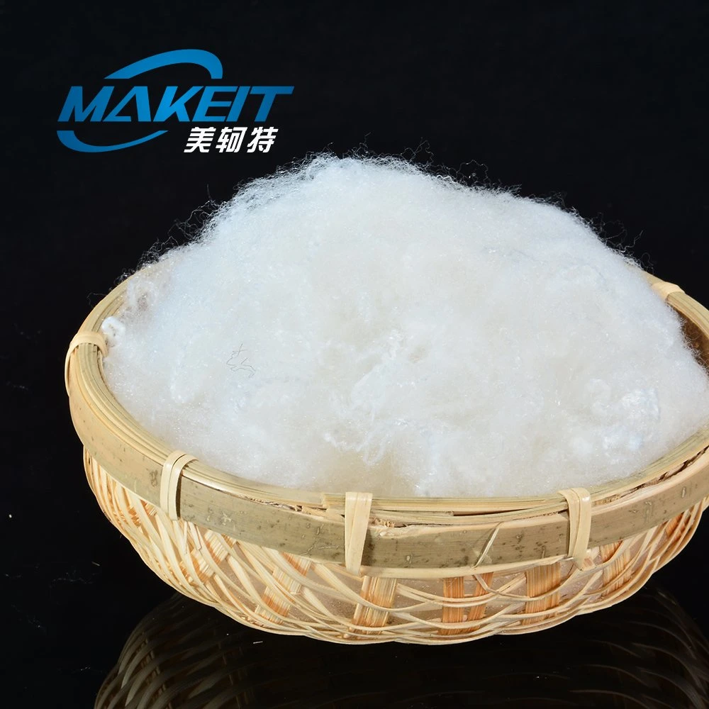 15D 100% Pet Materials White Polyester Staple Fiber Made in China