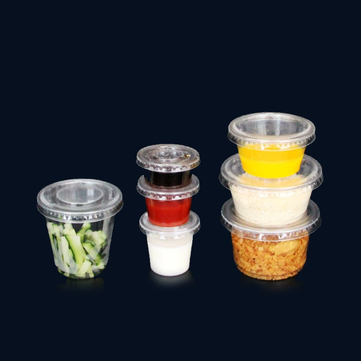 2oz Sauce Cups Put in The Pet Fruit Containers