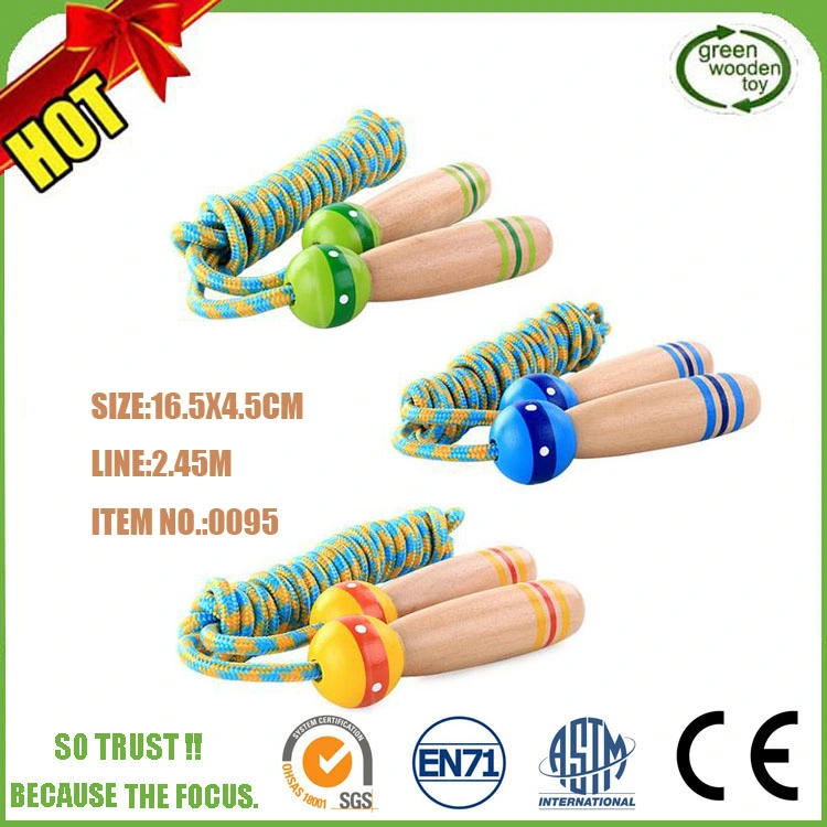 Wooden Skipping Rope Speed Rope, Wholesale/Supplier Cheap Wooden Speed Jump Rope