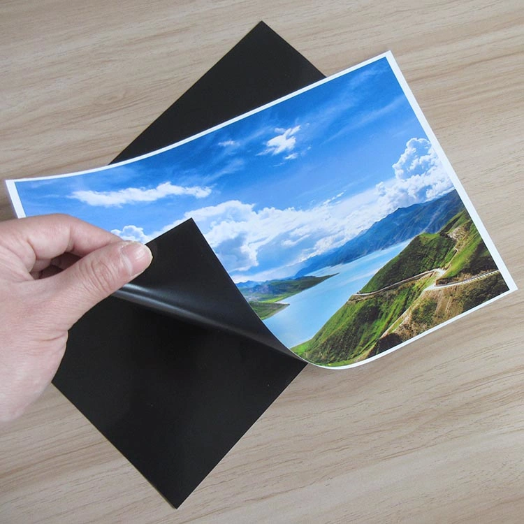 Inyección de tinta brillante papel fotográfico magnético imprimibles con imán