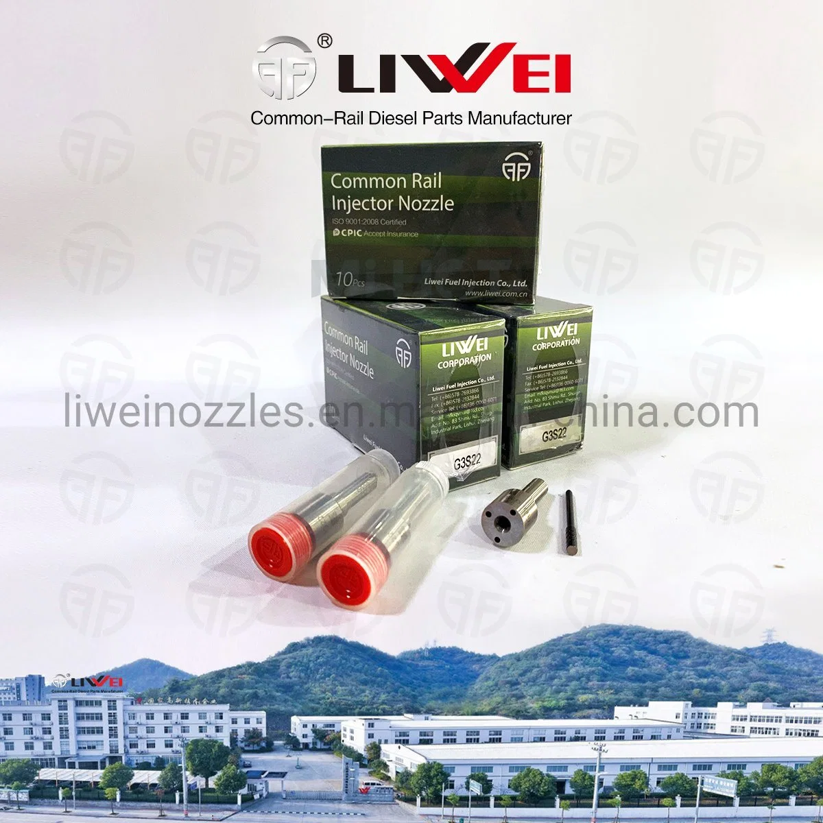 Liwei Diesel Nozzles Manufacturer G3s28 Auto Fuel Pump Injector Nozzle for Isuzu 295050-0451