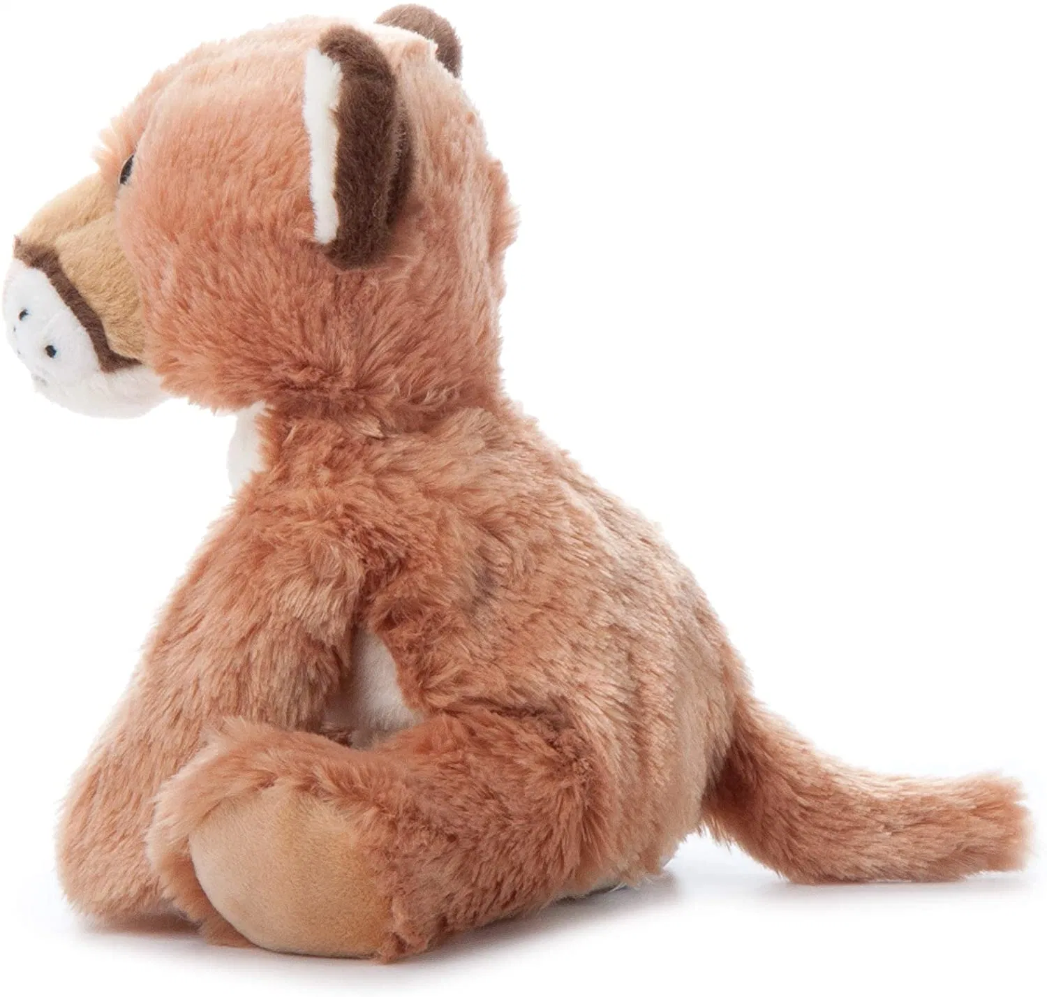 Brinquedo macio de peluche personalizável com assento médio do leão selvagem com animais