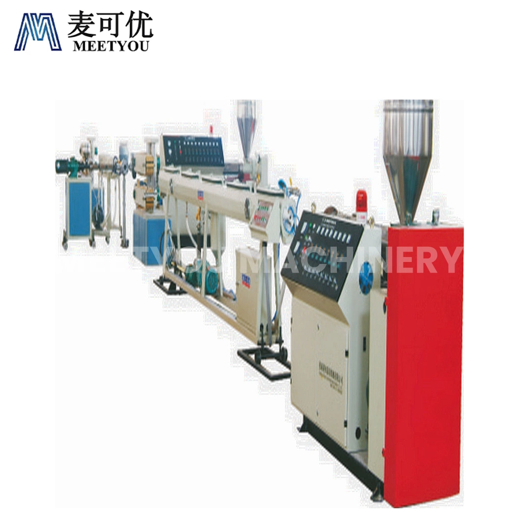 Meetyou Machinery Plastic Pipe Production Line Rcc Pipe Making Machine Factory China Wood-Plastic Plastic Processed Double-Screw PE Pipe Extrusion