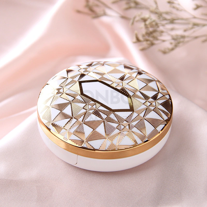 Make -up Bag Material DIY Homemade Air Cushion Bb Cream Boxes Round Radiac Carving Craft Air Cushion Powder Foundation Empty Shell