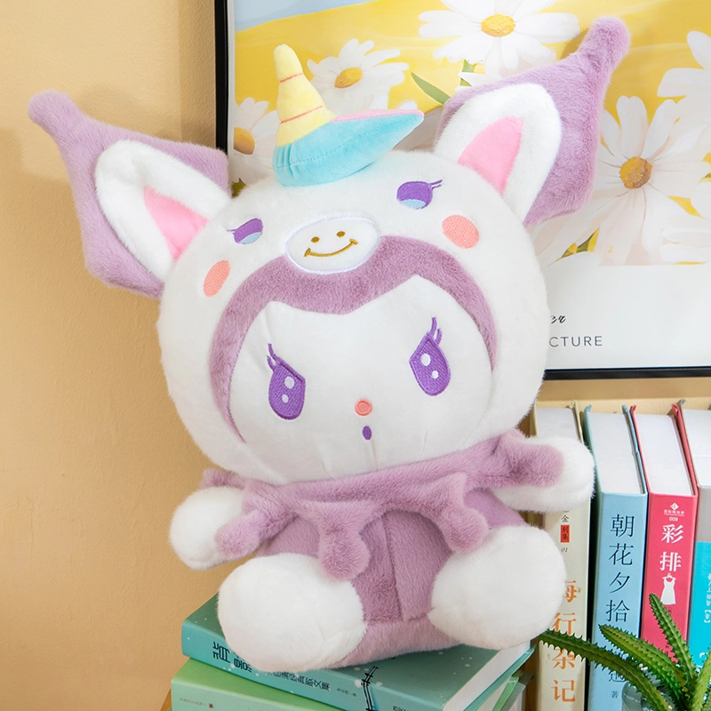 Sanrio Stuffed Plush Animal Toys Stuffed Animal with Logo Kuromi Unicorn Toys