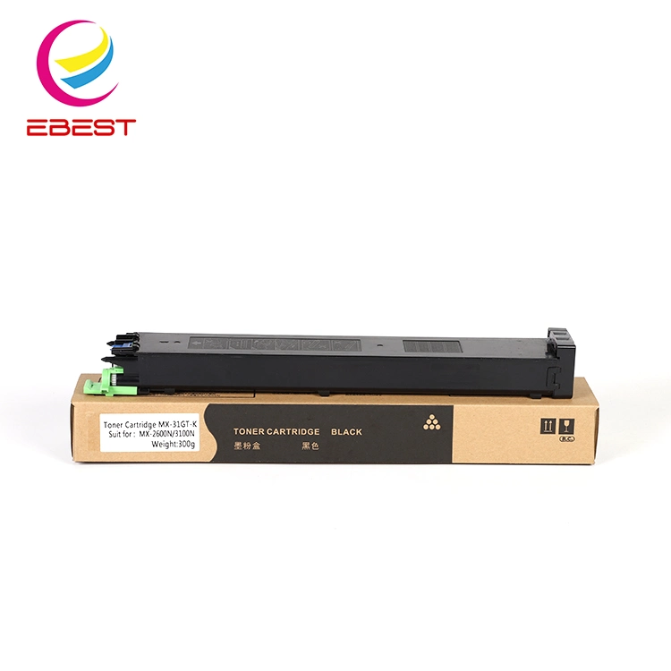 Ebest Compatible Sharp Mx31 Mx-31 Mx26 Mx-26 Mx-31kft Mx-31cft Mx-31mft Mx-31yft Toner Cartridge for Mx-2601n 3101n 2600n 3100n