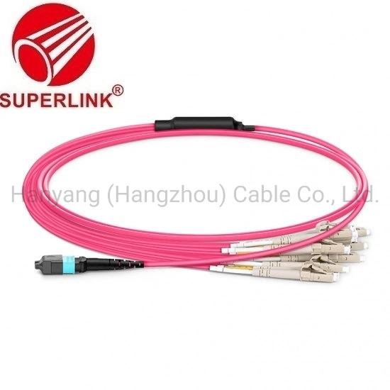 Customized 8-144 Fibers MTP 12 Om4 Multimode Elite Breakout Cable