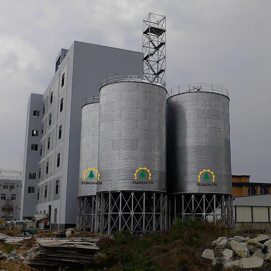 Professional Design Wheat Rice Galvanized Grain Silo of Agriculture Machinery Equipment