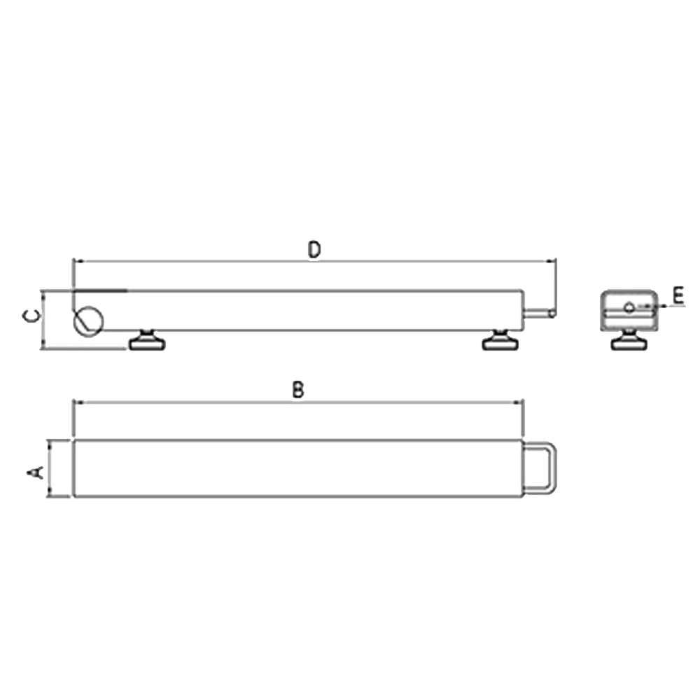 1m 1.2m 3 Ton Weigh Beam Scales for Freight Floor Pallet or Livestock