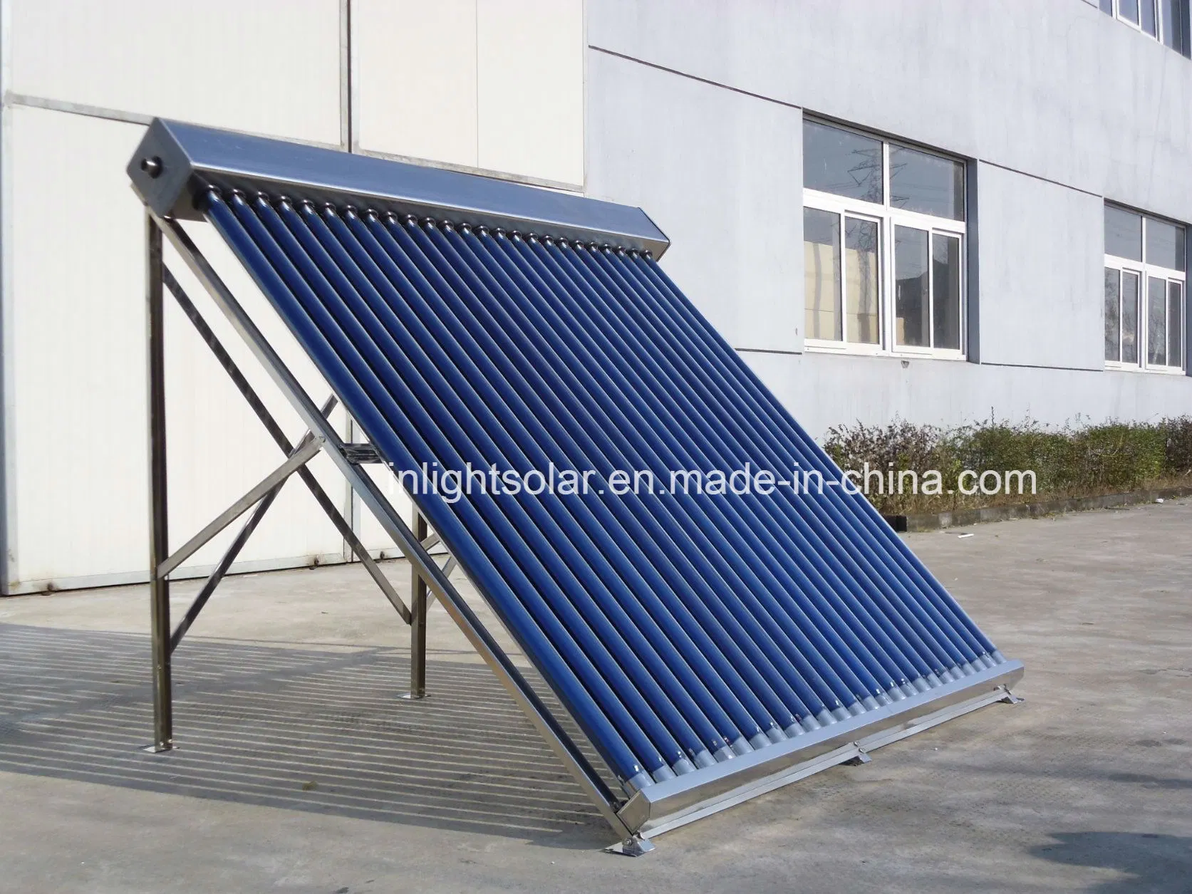 25tubes Stainless Steel Non Pressure Vacuum Tube Solar Collector