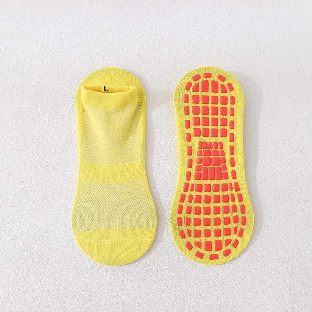 Casa Vacaciones calcetines calcetines Anti-Skid Piso antideslizamiento Grip Pilates Sock calcetines de algodón para adultos Yoga masaje de pies Wbb18040