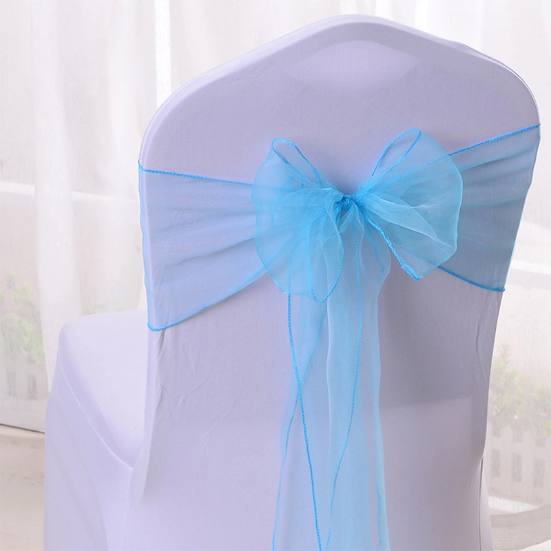 6.5*108" Sheer Organza Chair Sashes for Party Decoration