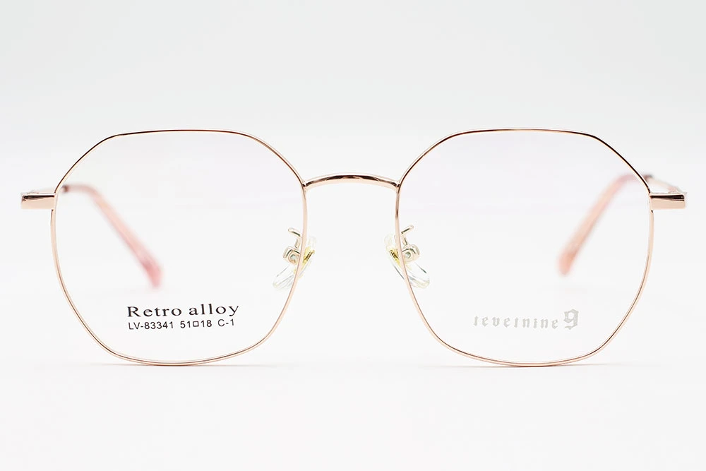 Nouveau Concepteur de luxe en or rose haut de gamme de lunettes Frames