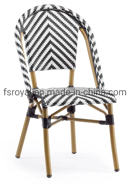 Eco-Friendly Material Patio Synthetic Rattan Wicker Outdoor Restaurant Furniture Dining Chair