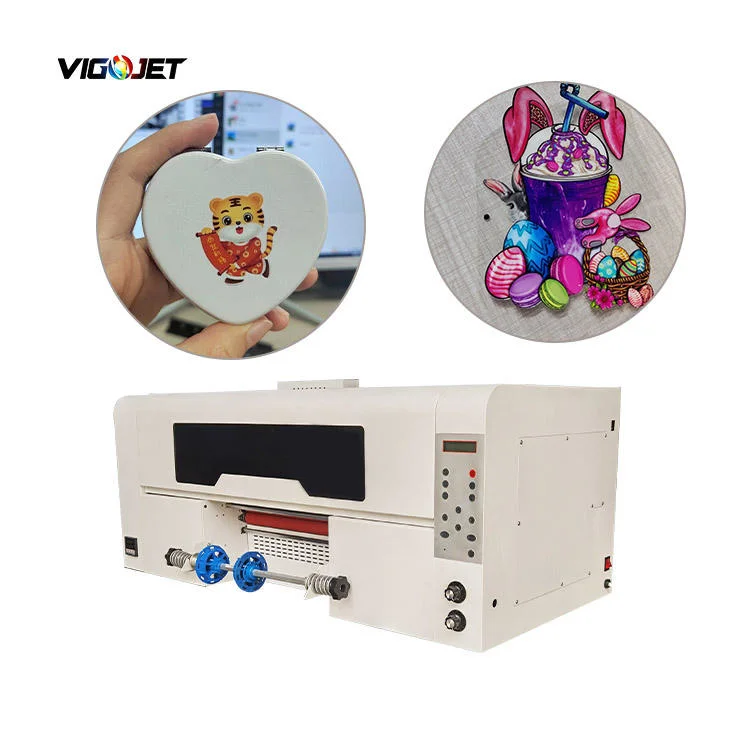 Vigojet High quality/High cost performance  for Pen/Mug/Bottle/Wooden Gift Box Printing XP600 A3 UV Dtf Printer