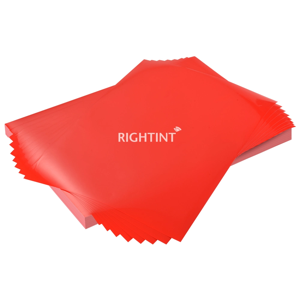 Carton PVC Rightint OEM Shanghai promotion gift sticker RT-Offset YS006 Red