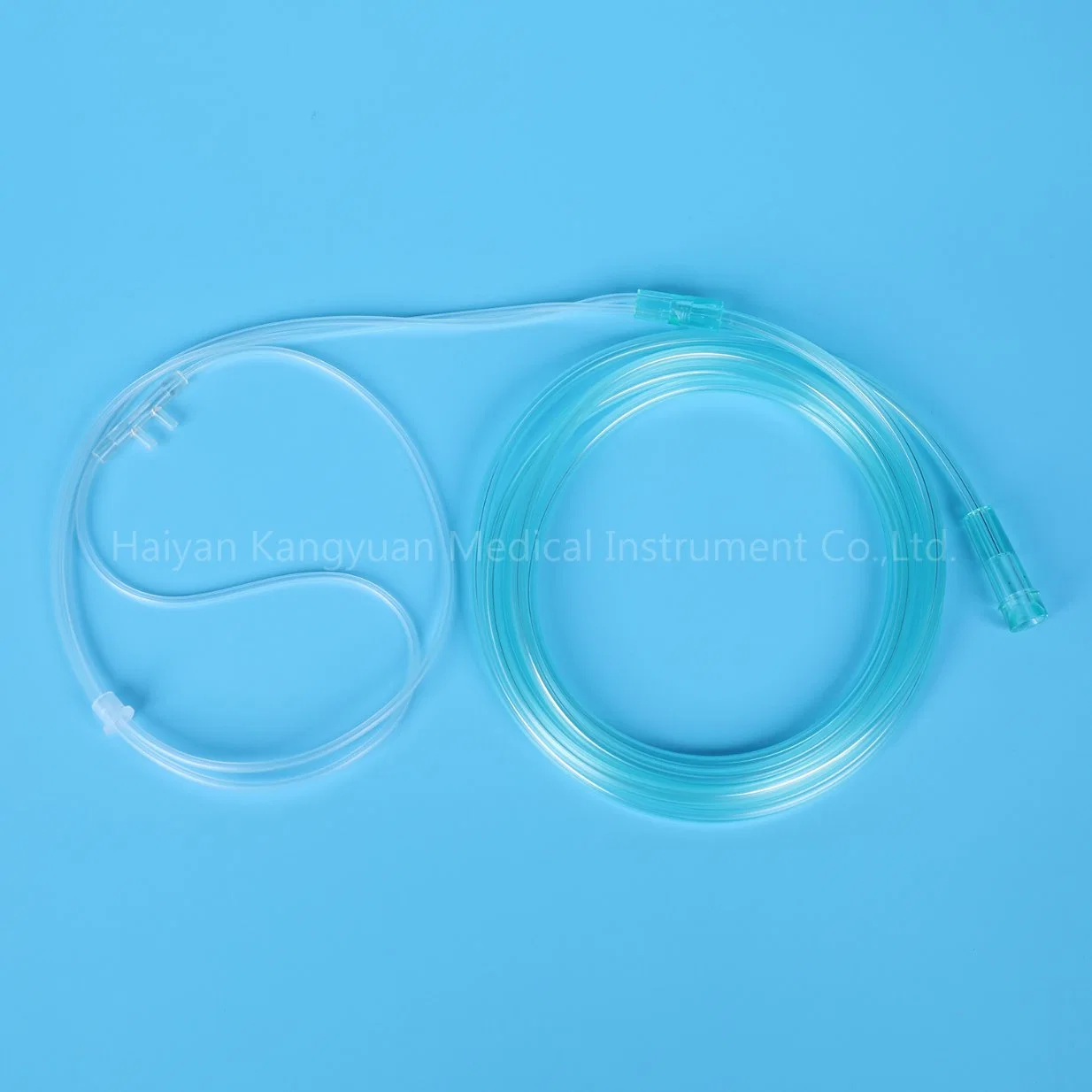 Cánula nasal de oxígeno disponible tubo transparente de PVC material médico de suministros médicos de punta blanda dispositivo Oxigenoterapia el oxígeno de la cánula China