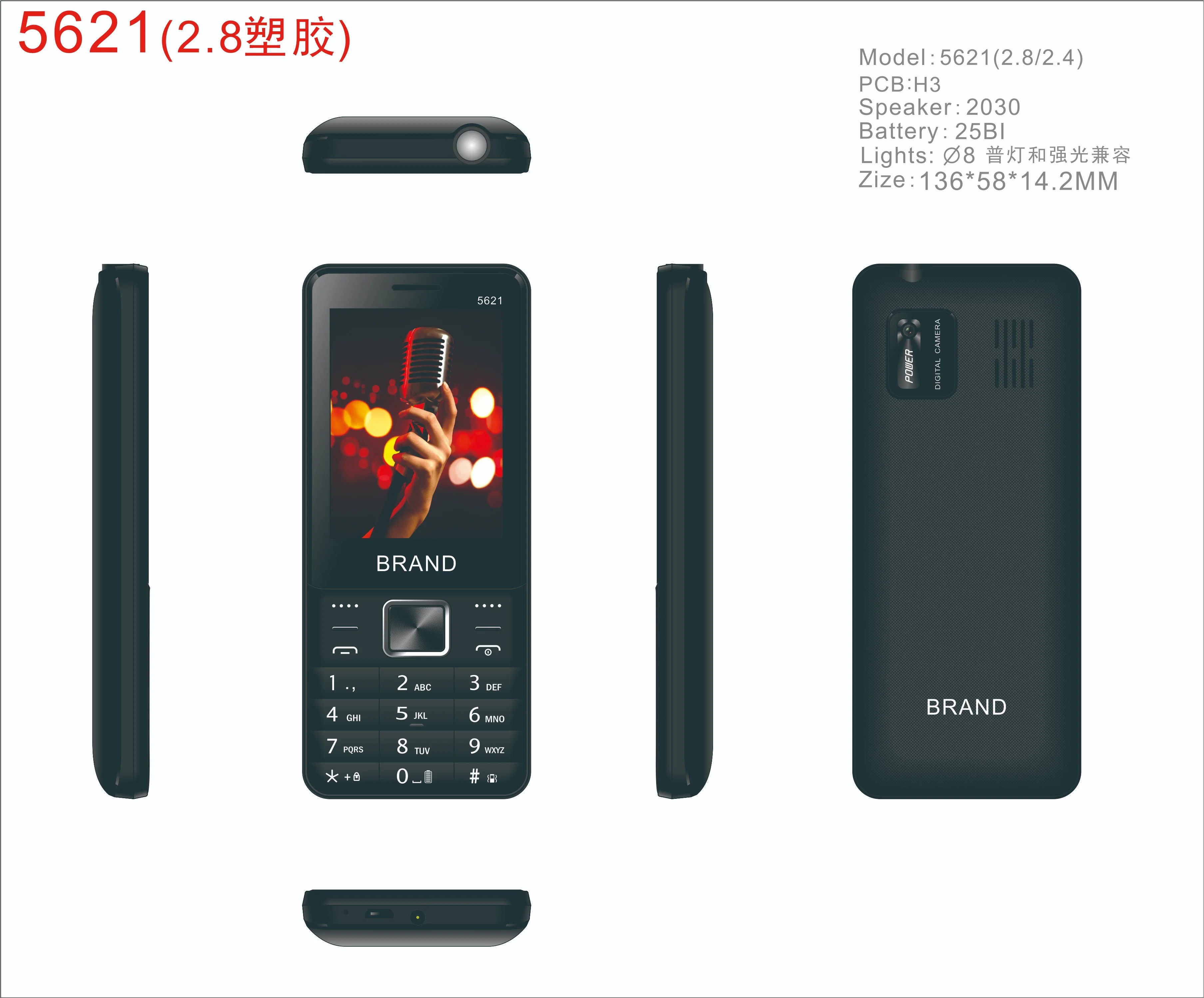 Top Quality Elderly Phone Better 4G Feature Phone and GPS Wif Cheap Telephone Mobile Factory Price