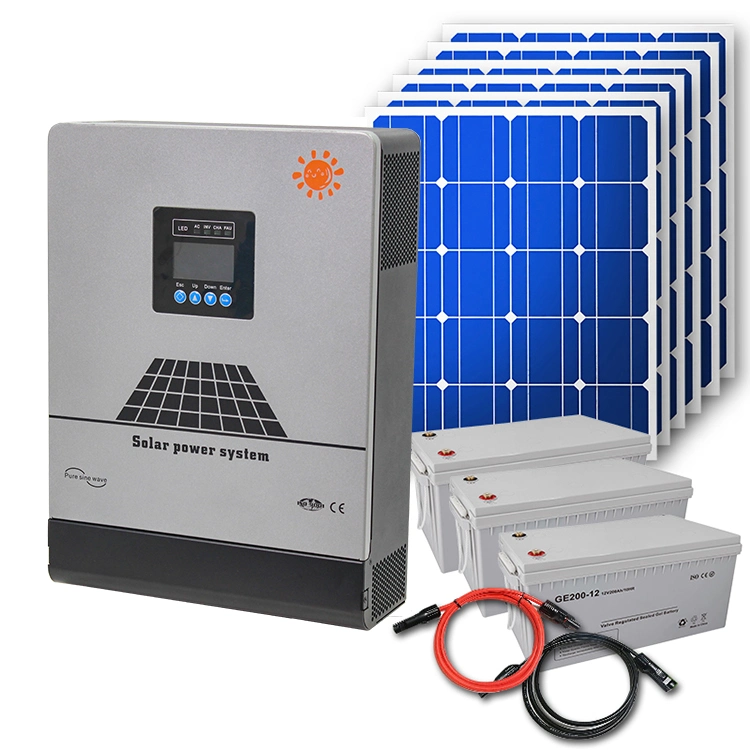 Good Price 3kw Hybrid Solar Power System Complete Solar Penel System off Grid Solar Power System for Home Use