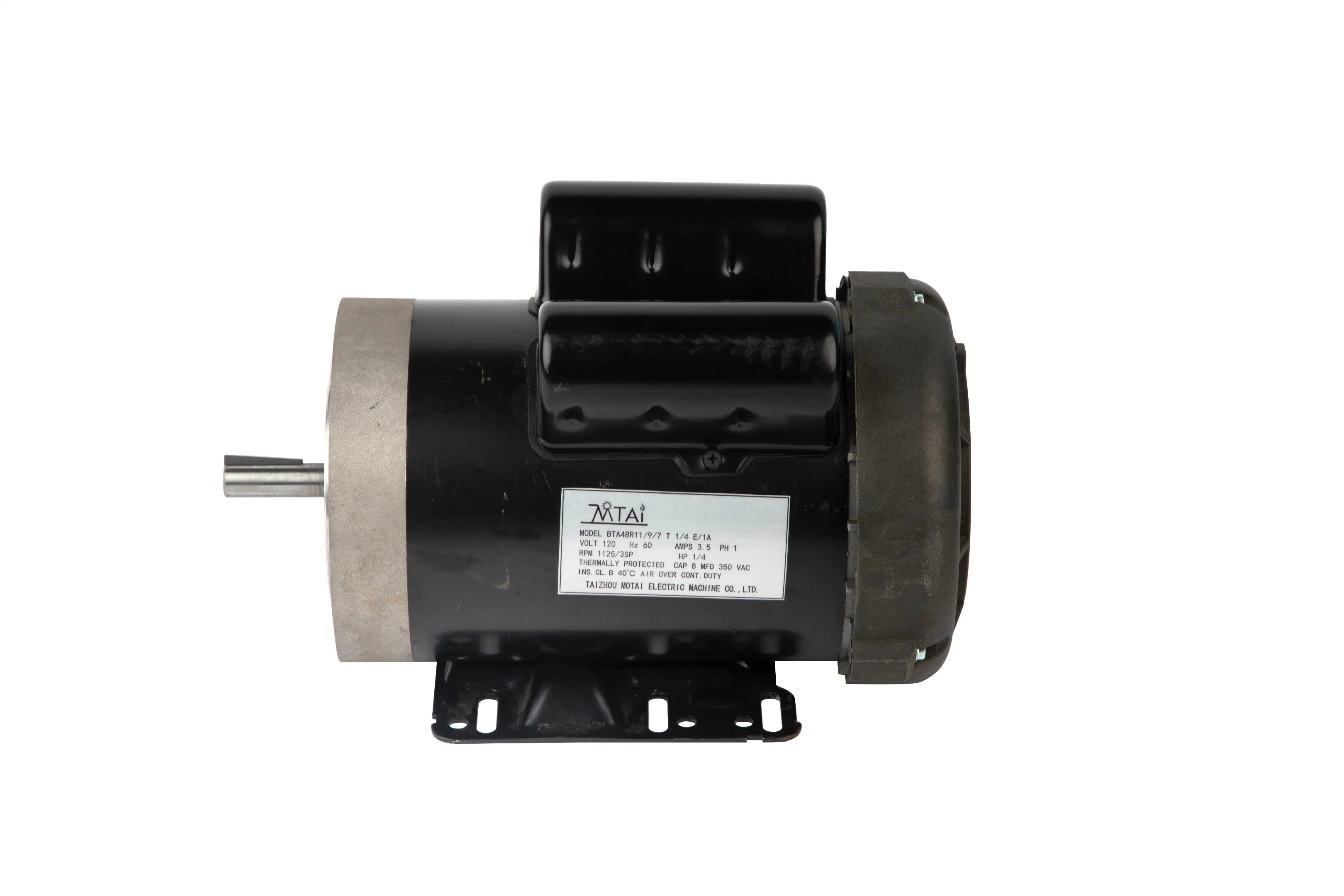 Serie estándar NEMA fundición de acero de 0,18 KW~1,5 kw Motor monofásico