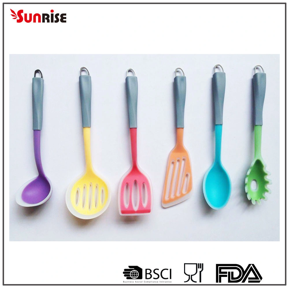 Unique Designed Set of 7 PCS Silicone Kitchen Tools (KTS096)