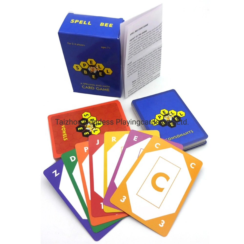 L'impression Normale jeu de carte mémoire en carton imprimées les cartes de jeu personnalisé