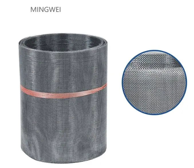 Mingwei Stainless Steel Hex Mesh Suppliers China 1X1 Wire Mesh 0.2mm Wire Thickness 0.308 Mesh 1 Micron 5 Micron 10 Micron Stainless Steel Wire Mesh