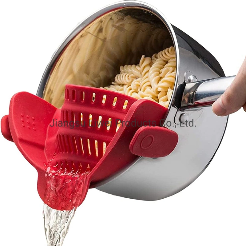 Durable, Top Quality Pot Strainer Pasta Strainer for Pots Pans and Bowls