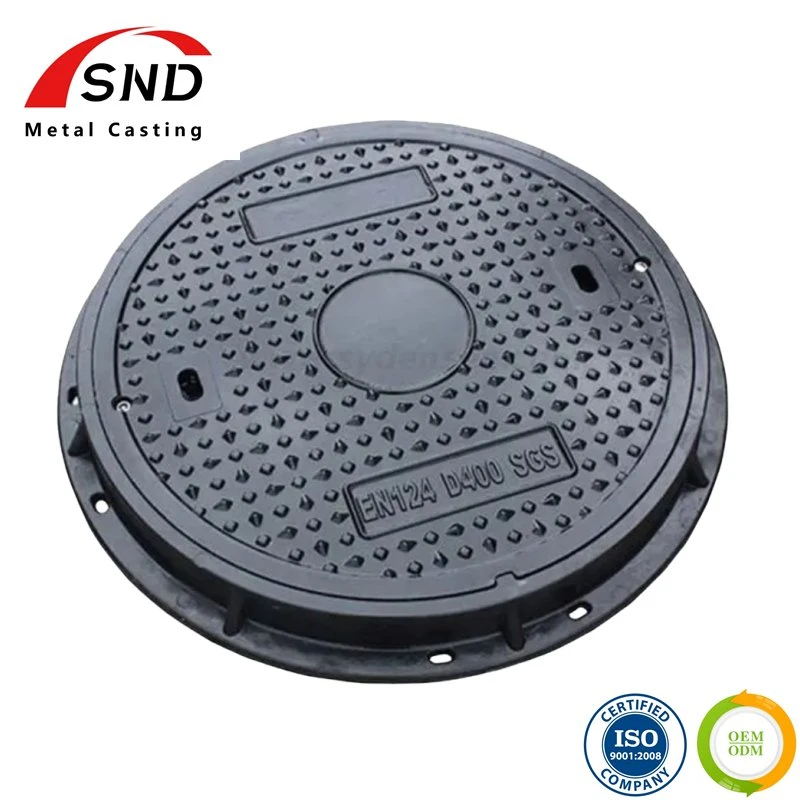 D400 En124 Anti-Static SMC Manhole Covers 700mm/Drain Covers GRP Manhole Cover Gas Station Manhole Cover/Water-Proof Well Lid