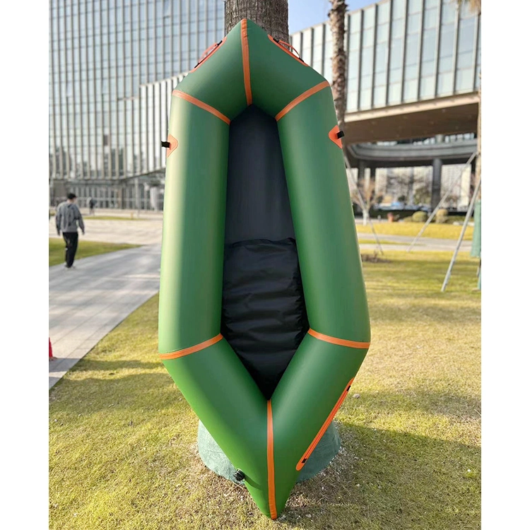 Personalizados fabricante de peso ligero TPU Packraft/ balsa inflable bicicleta Pala Kayak