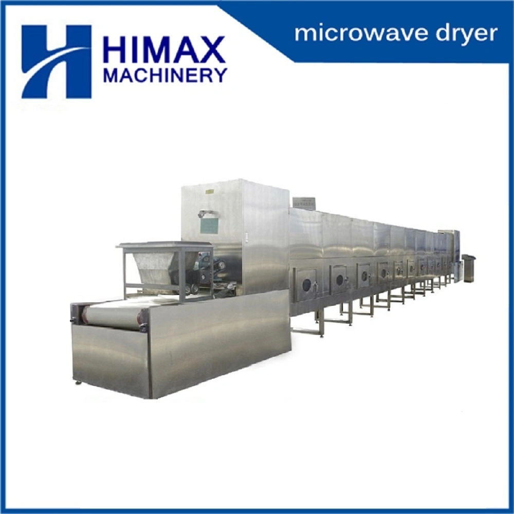 Industrial Continuous Grain Nuts Microwave Drying Sterilizing Machine