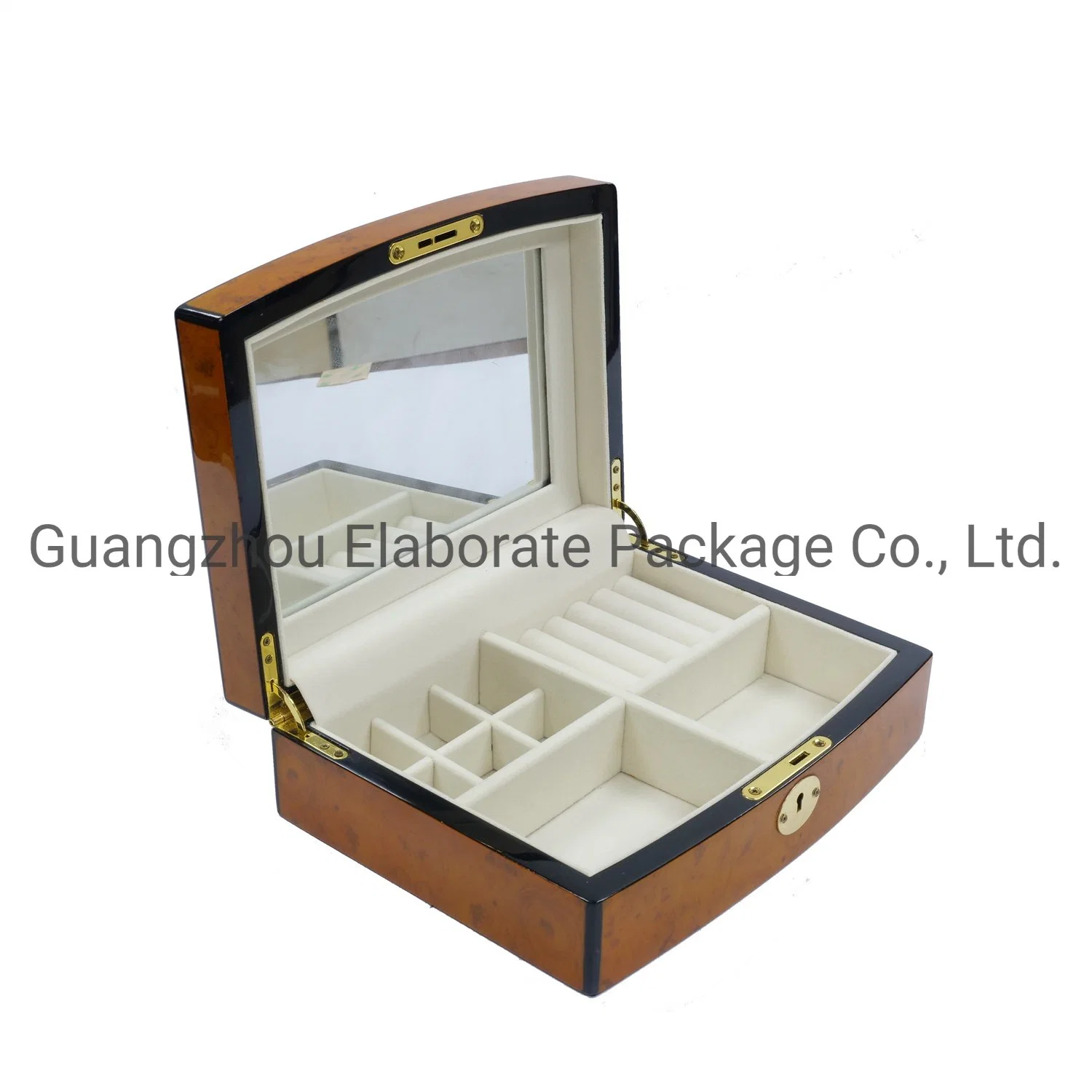 Large Wood Jewelry Collection Gift Packaging Box Wood Packing Case
