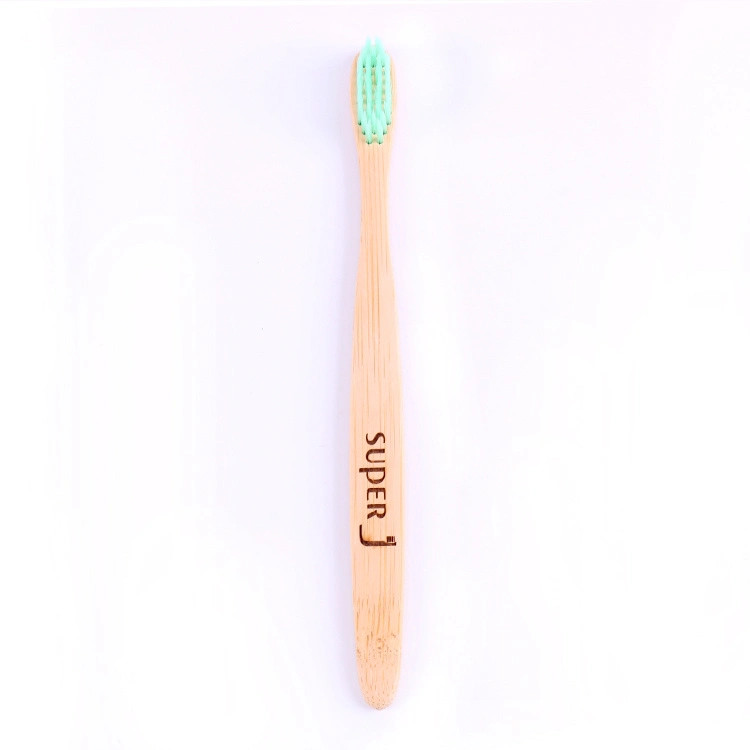 Fabrica cepillo de dientes Soft Bristle Bamboo puede logotipo personalizado para adultos Cepillo de dientes de bambú