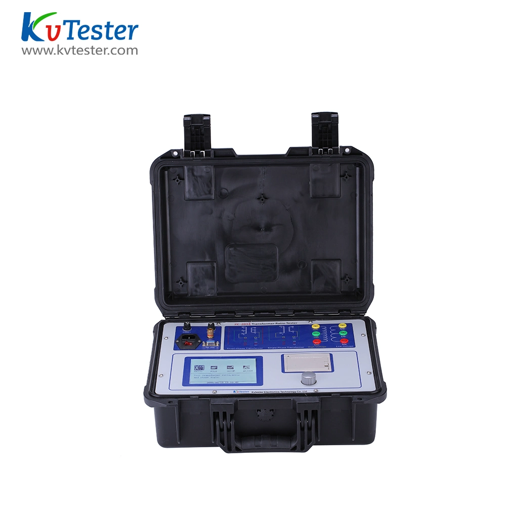 China Manufactures Kvtester Zc-203c Portable Three Phase Transformer Turns Ratio Test Equipment with Good Price