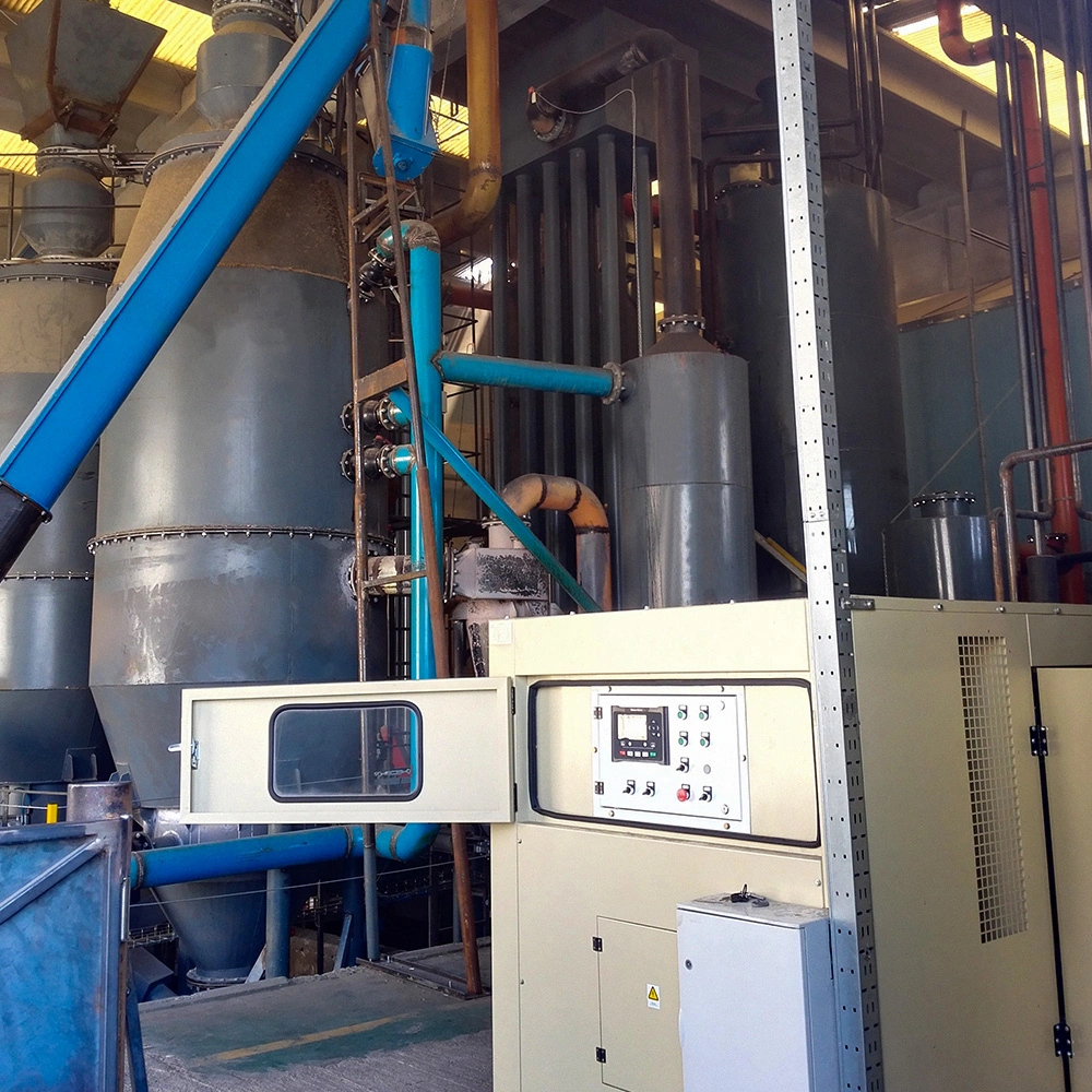 Conversion of Wood Processing Residues Into Gas Fuel Biomass for Power Generation