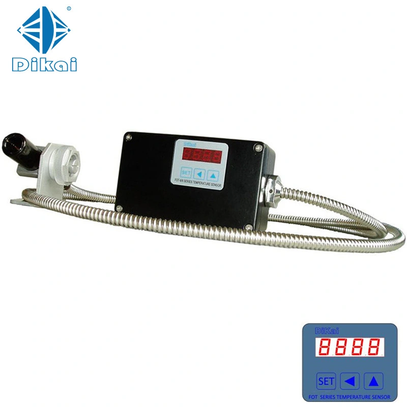 High quality/High cost performance  LED Digital Fiber Optic Infrared Thermometers / Non Contact Infrared Pyrometer