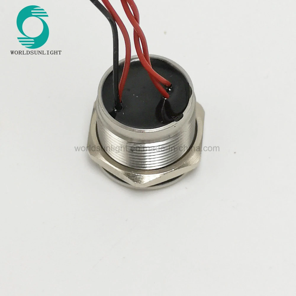 Ws22brafn1nomr IP68 22mm No Momentary Stainless Steel Piezo Switch with Chamfer