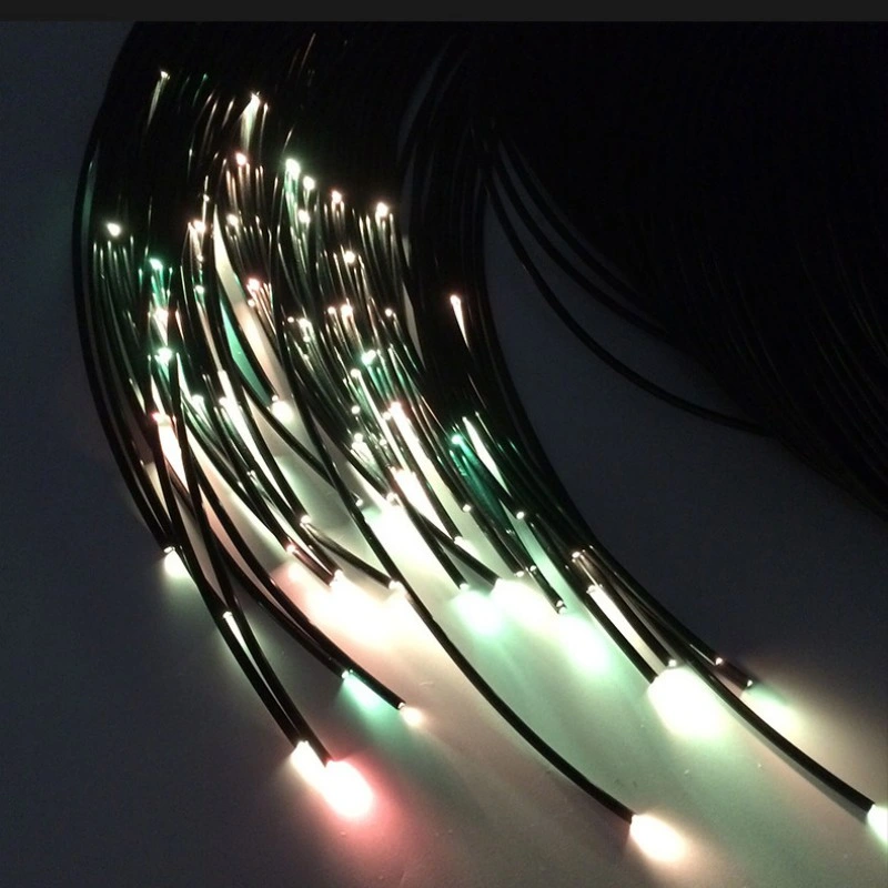 0.75mm 1.0mm 2.0mm End Glow Light Plastic Fiber Optic Cable